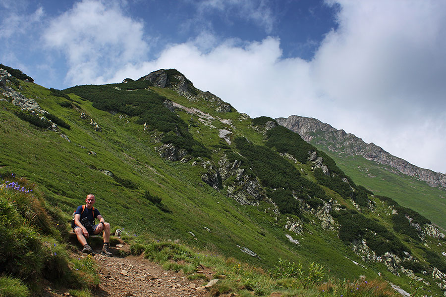 Vyšné Kopské sedlo Monkovou dolinou (Belianske Tatry)