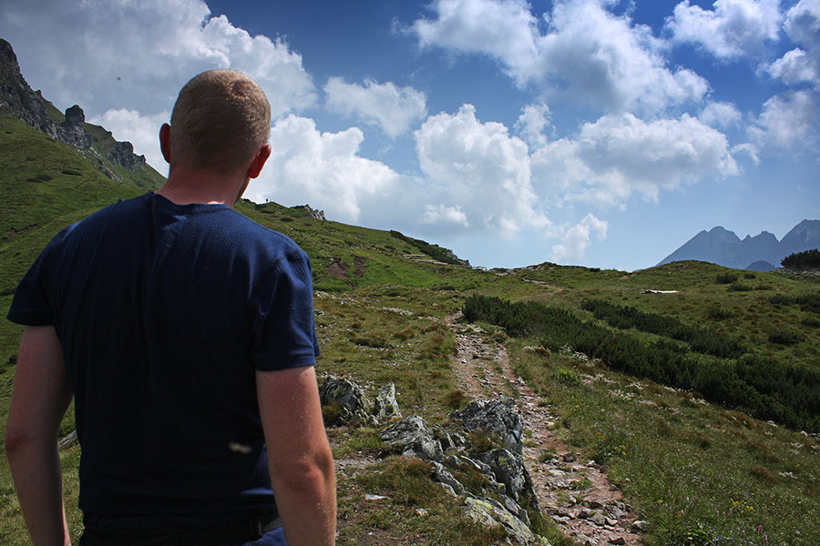 Vyšné Kopské sedlo Monkovou dolinou (Belianske Tatry)