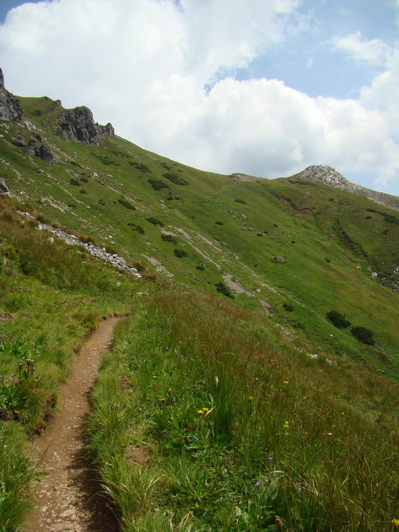 Vyšné Kopské sedlo Monkovou dolinou (Belianske Tatry)