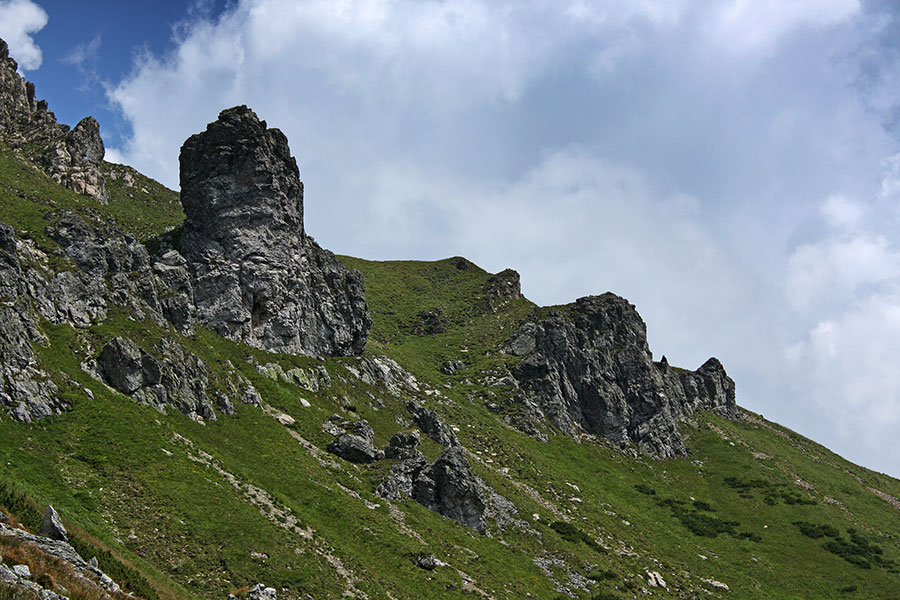 Vyšné Kopské sedlo Monkovou dolinou (Belianske Tatry)