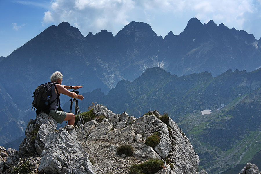 Vyšné Kopské sedlo Monkovou dolinou (Belianske Tatry)