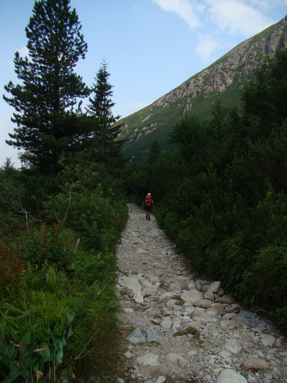 Vyšné Kopské sedlo Monkovou dolinou (Belianske Tatry)