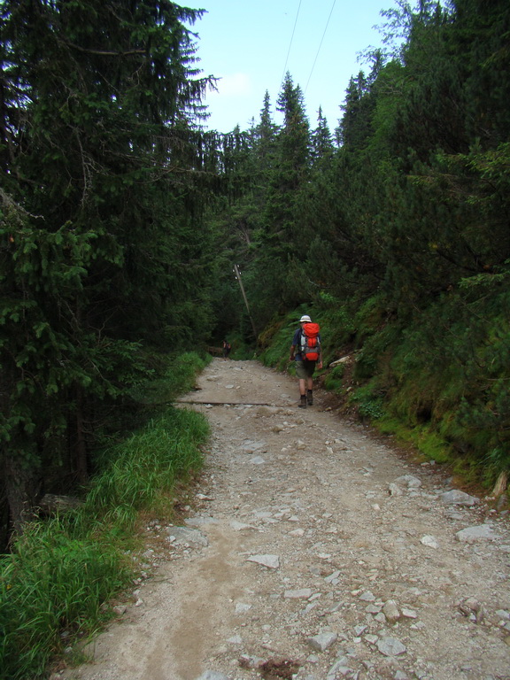 Vyšné Kopské sedlo Monkovou dolinou (Belianske Tatry)