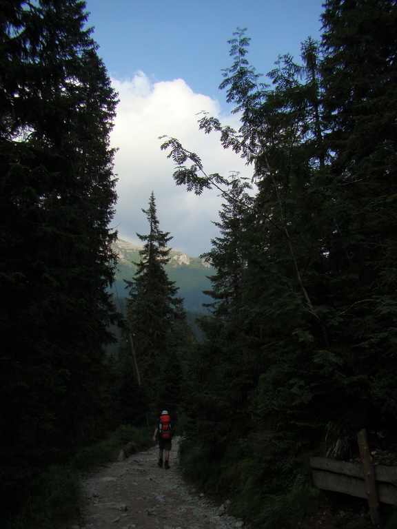 Vyšné Kopské sedlo Monkovou dolinou (Belianske Tatry)