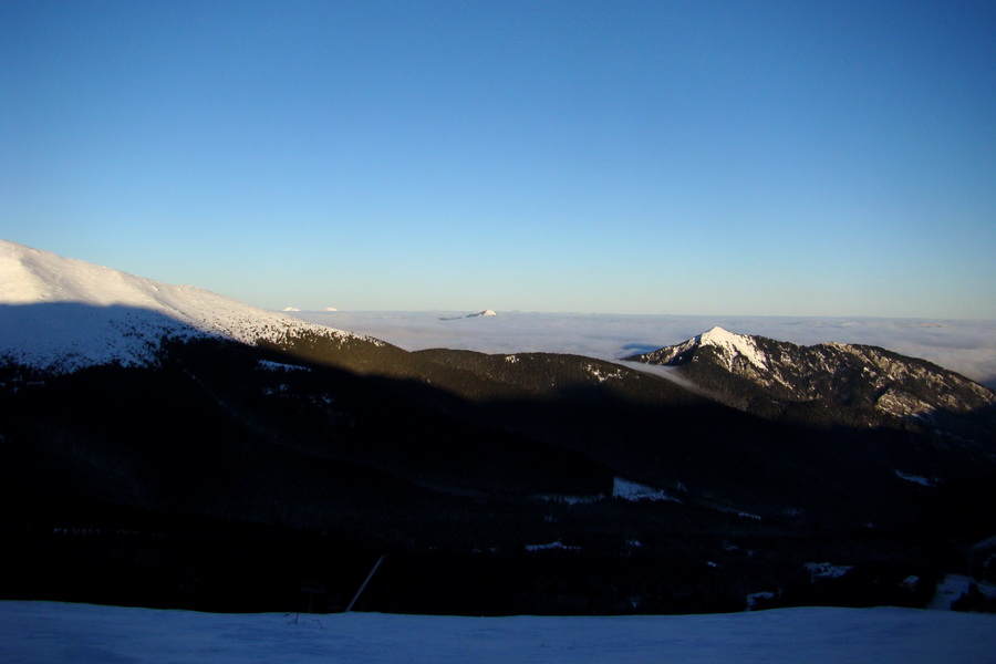 Zľava Malá Fatra, Veľký Choč, Siná