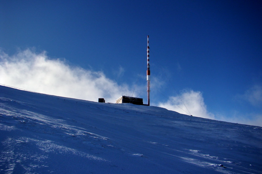 Zimný výstup na Kráľovu hoľu z Telgárta (Nízke Tatry)