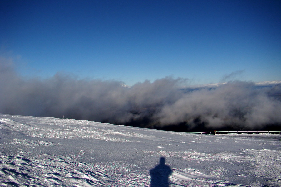 Zimný výstup na Kráľovu hoľu z Telgárta (Nízke Tatry)