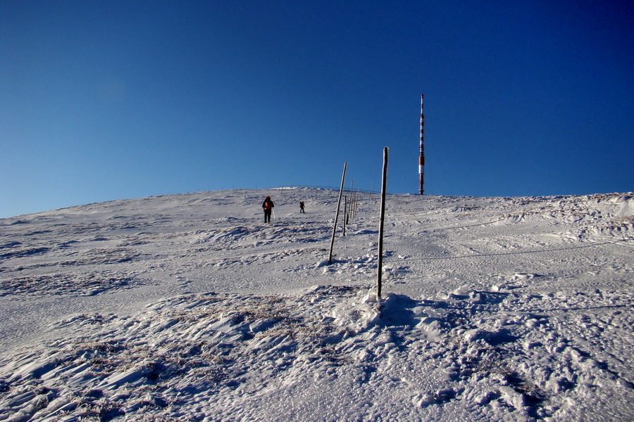 Zimný výstup na Kráľovu hoľu z Telgárta (Nízke Tatry)