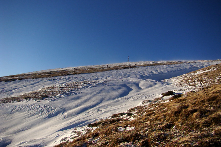 Zimný výstup na Kráľovu hoľu z Telgárta (Nízke Tatry)