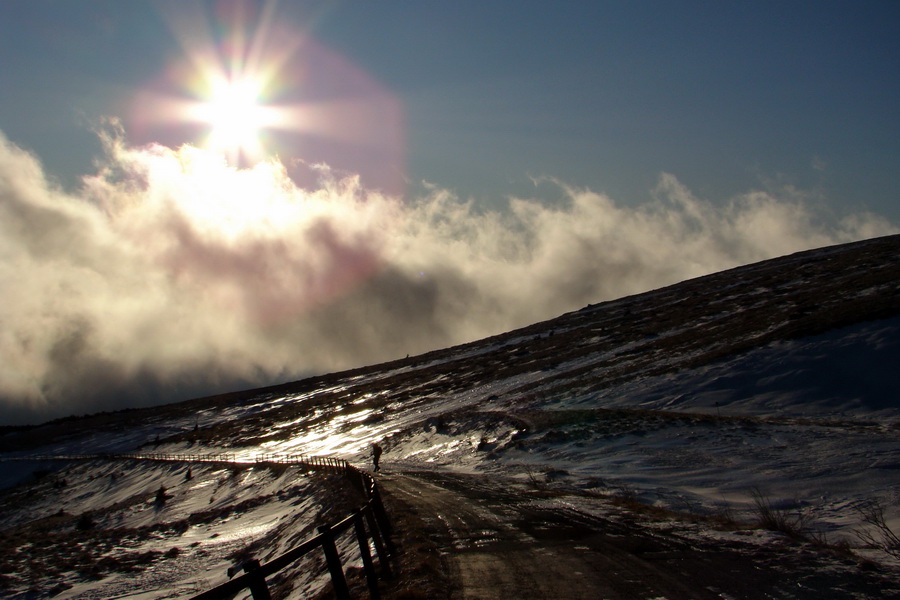 Zimný výstup na Kráľovu hoľu z Telgárta (Nízke Tatry)