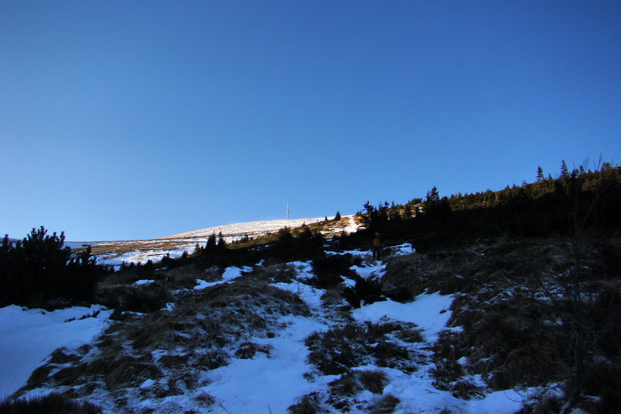 Zimný výstup na Kráľovu hoľu z Telgárta (Nízke Tatry)