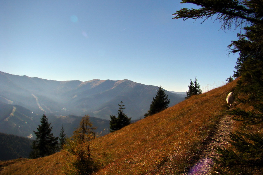 Krakova hoľa z ATC Bystrina (Nízke Tatry)