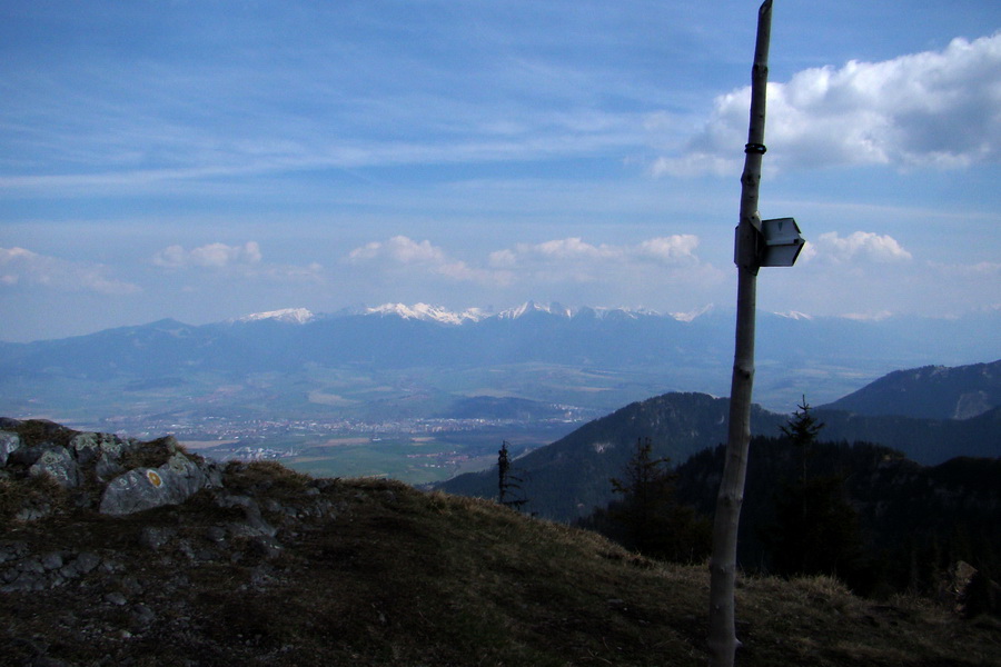 Západné Tatry z vrchola Sinej