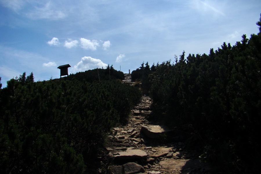 na horizonte Pilsko, štátna hranica