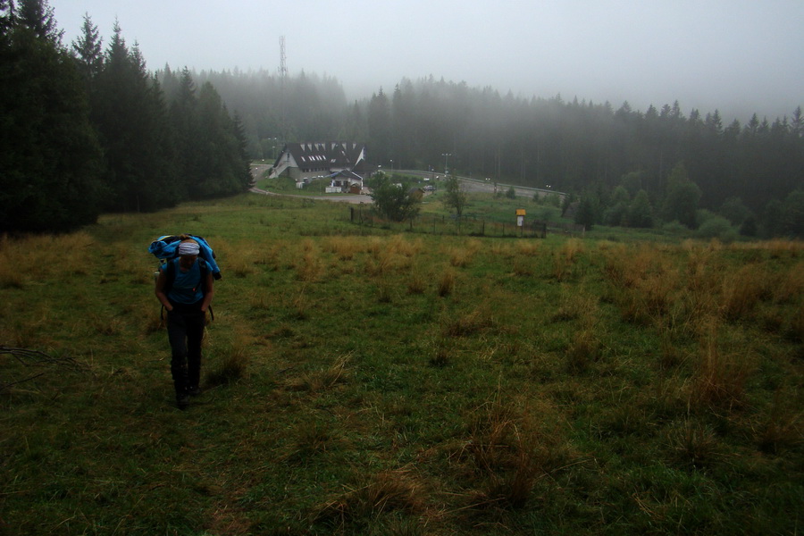 pokračujeme po modrej na Vesku