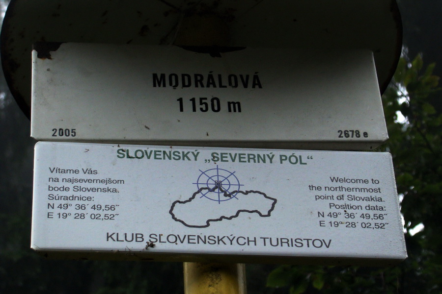 Modrálová - slovenský "severný pól"