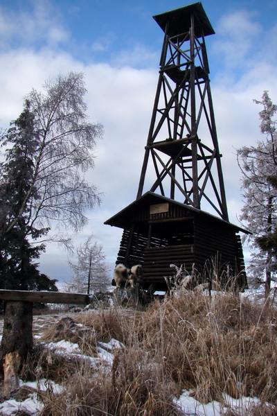 Vyhliadková veža na Kloptani