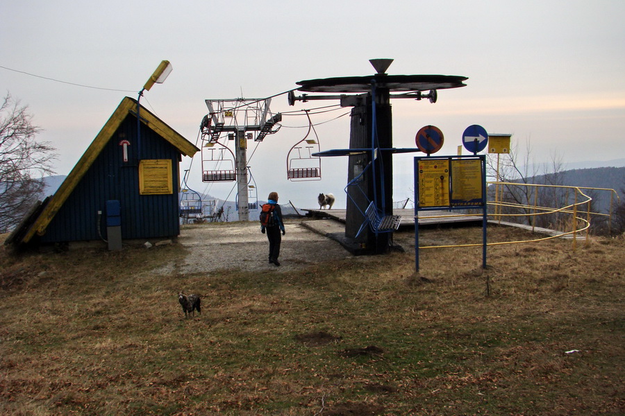 konečná lanovky na Golgote II