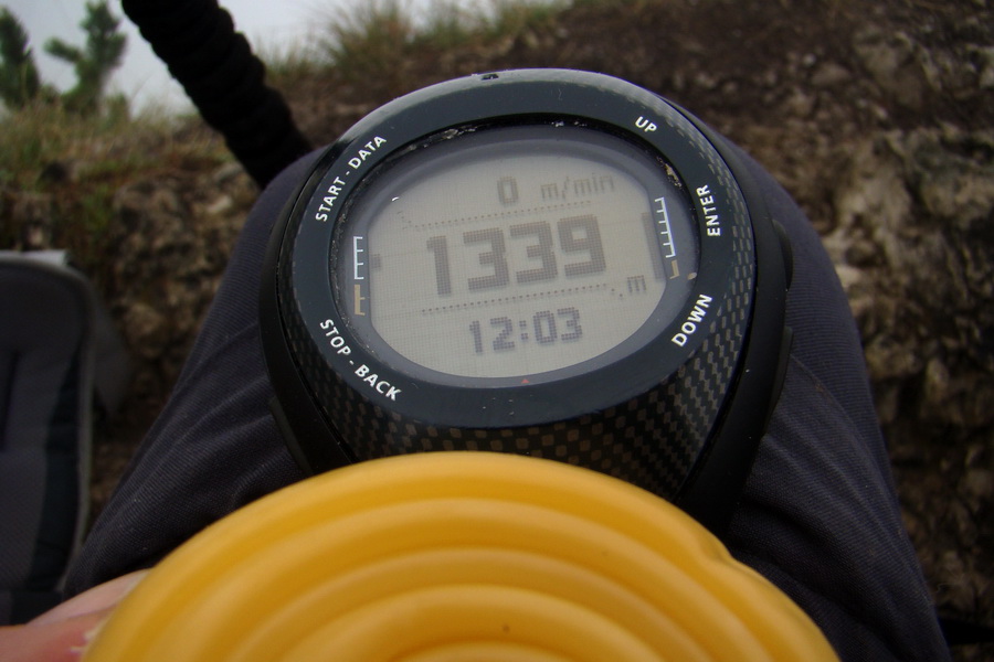 parenica, Suunto a nadmorská výška cca 1339 m