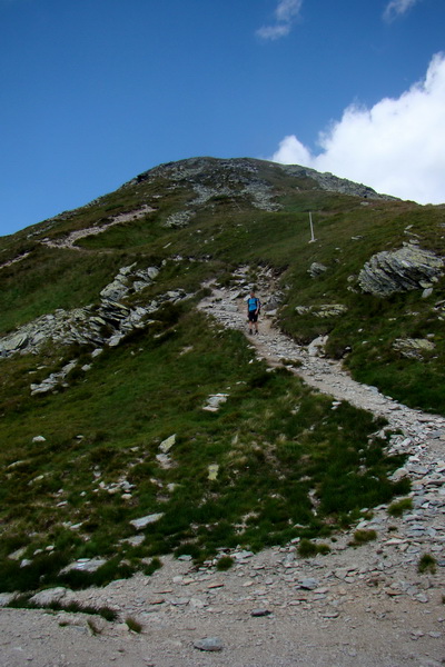 zostup zo Žiarskeho sedla