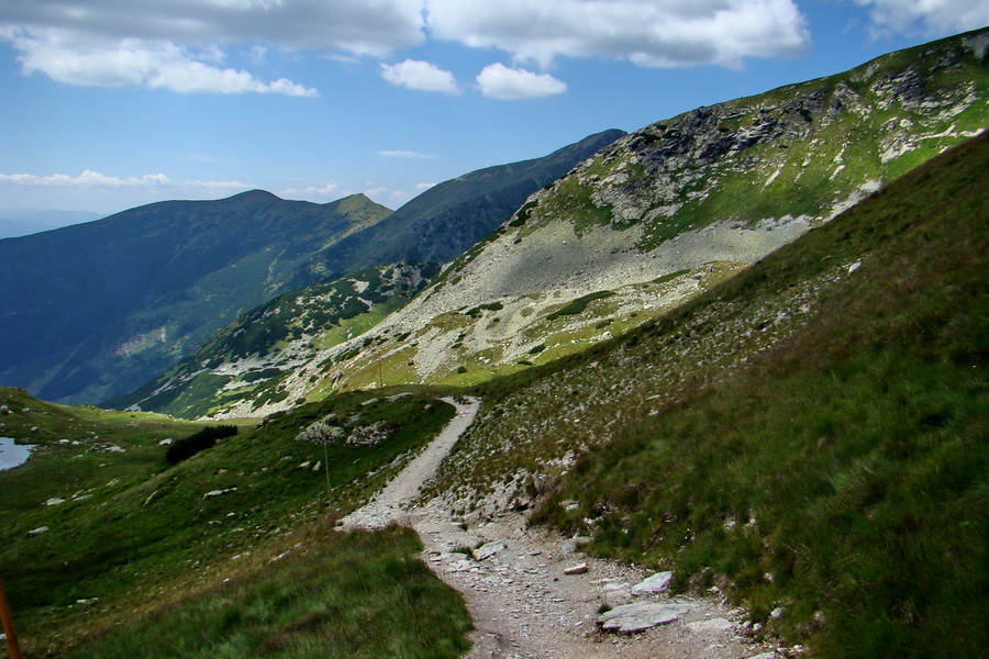 zostup zo Žiarskeho sedla