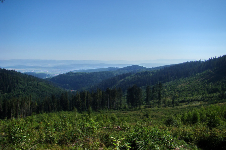 Pod Muráňom, sedlo Čertova hlava z Novoveskej Huty (Volovské vrchy)