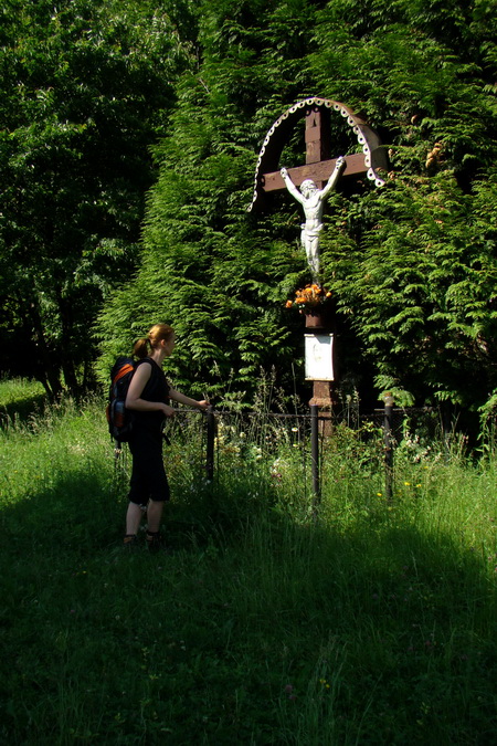 kríž nedaľeko kaplnky sv. Ladislava