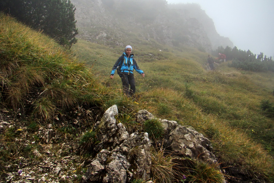 zostup do sedla Medzirozsutce