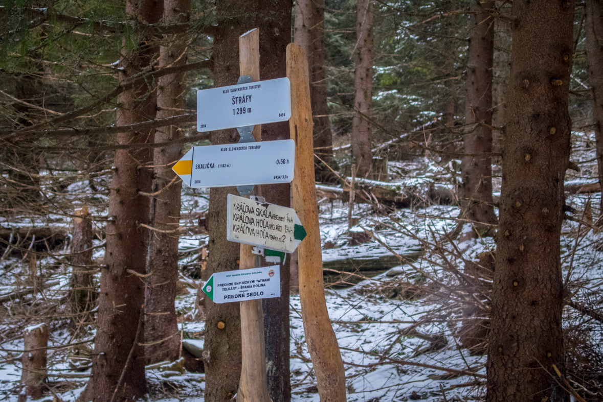 Kráľova hoľa cez Kráľovu skalu (Nízke Tatry)