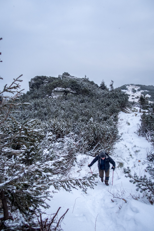 Kráľova hoľa cez Kráľovu skalu (Nízke Tatry)