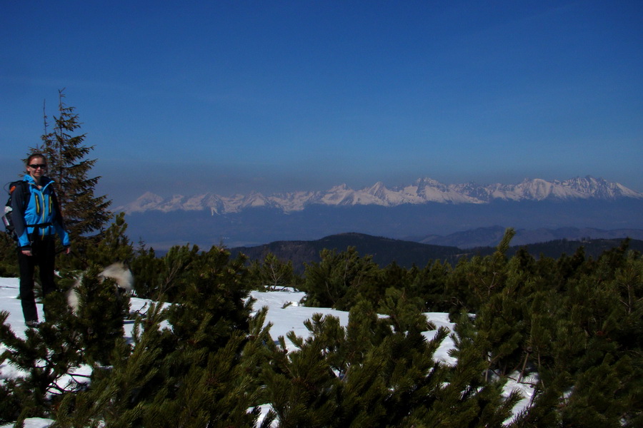 Kráľova hoľa z Pustého poľa (Nízke Tatry)