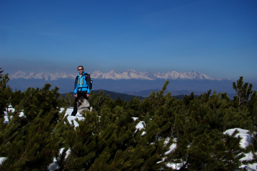 Kráľova hoľa z Pustého poľa (Nízke Tatry)