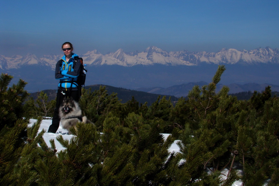 Kráľova hoľa z Pustého poľa (Nízke Tatry)