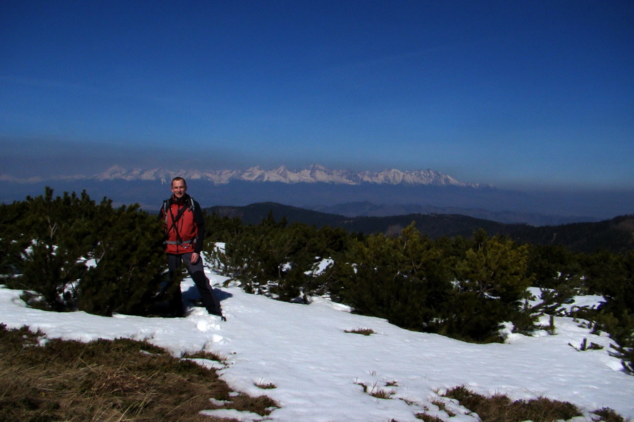 Kráľova hoľa z Pustého poľa (Nízke Tatry)