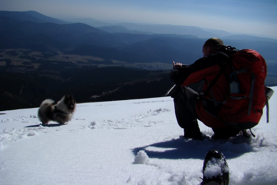 Kráľova hoľa z Pustého poľa (Nízke Tatry)