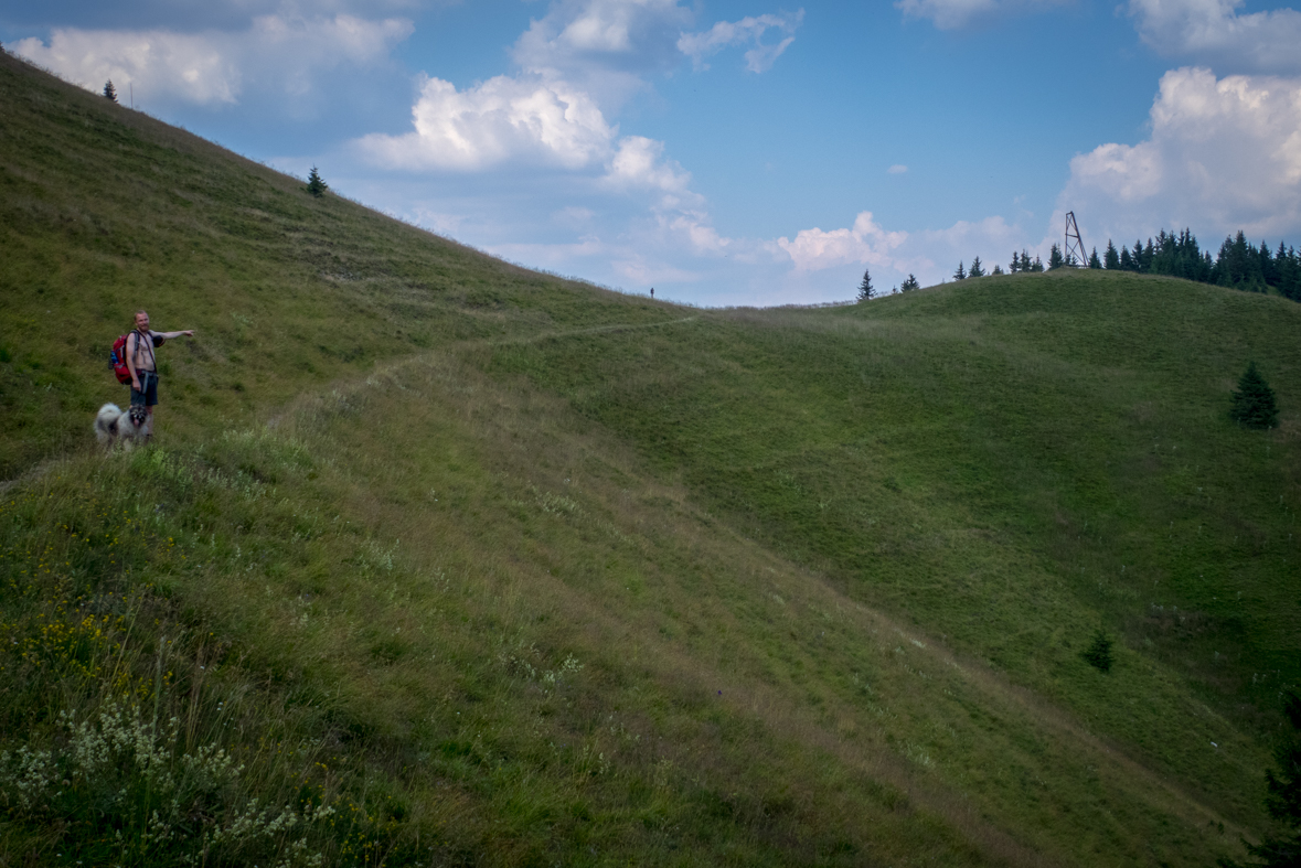 Rakytov od horárne Teplô (Veľká Fatra)