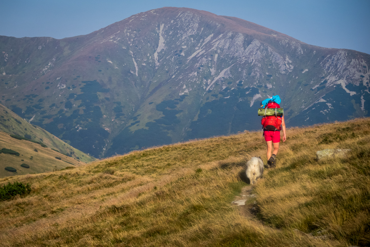 Z Hiadeľského sedla na útulňu Ďurková (Nízke Tatry)