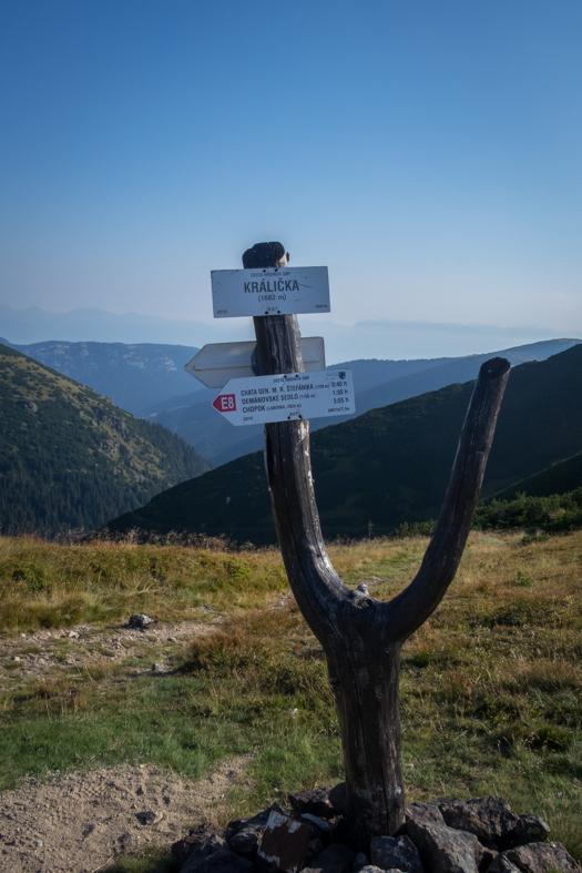 Zo Štefáničky cez Rovnú hoľu do Nižnej Boce (Nízke Tatry)