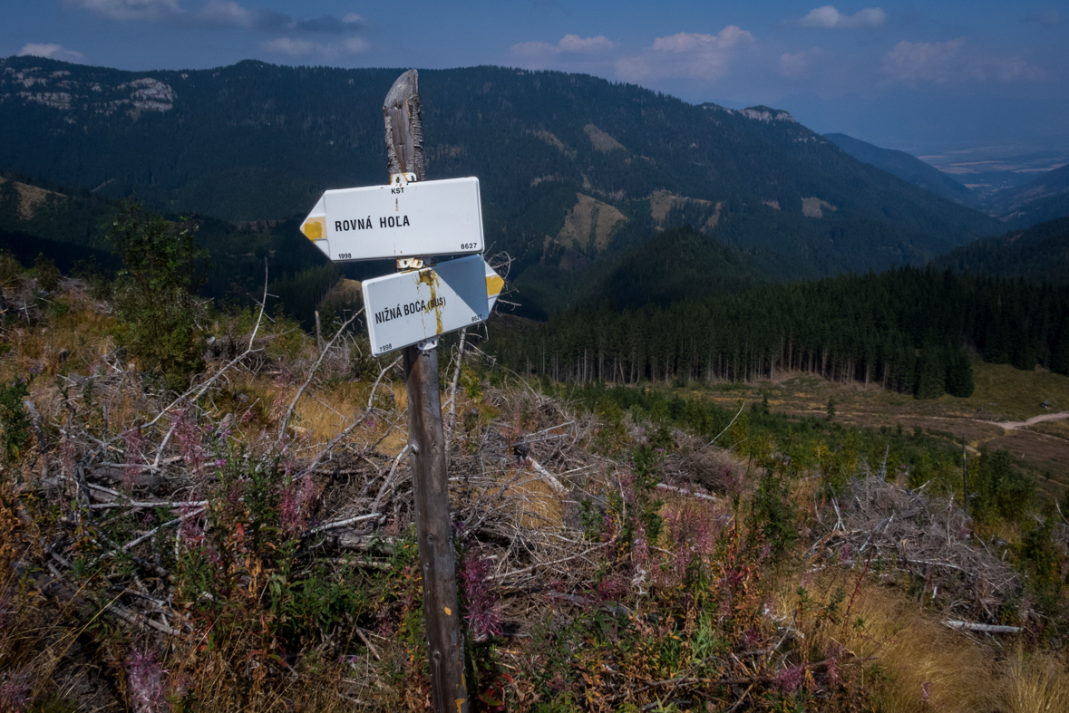 Zo Štefáničky cez Rovnú hoľu do Nižnej Boce (Nízke Tatry)