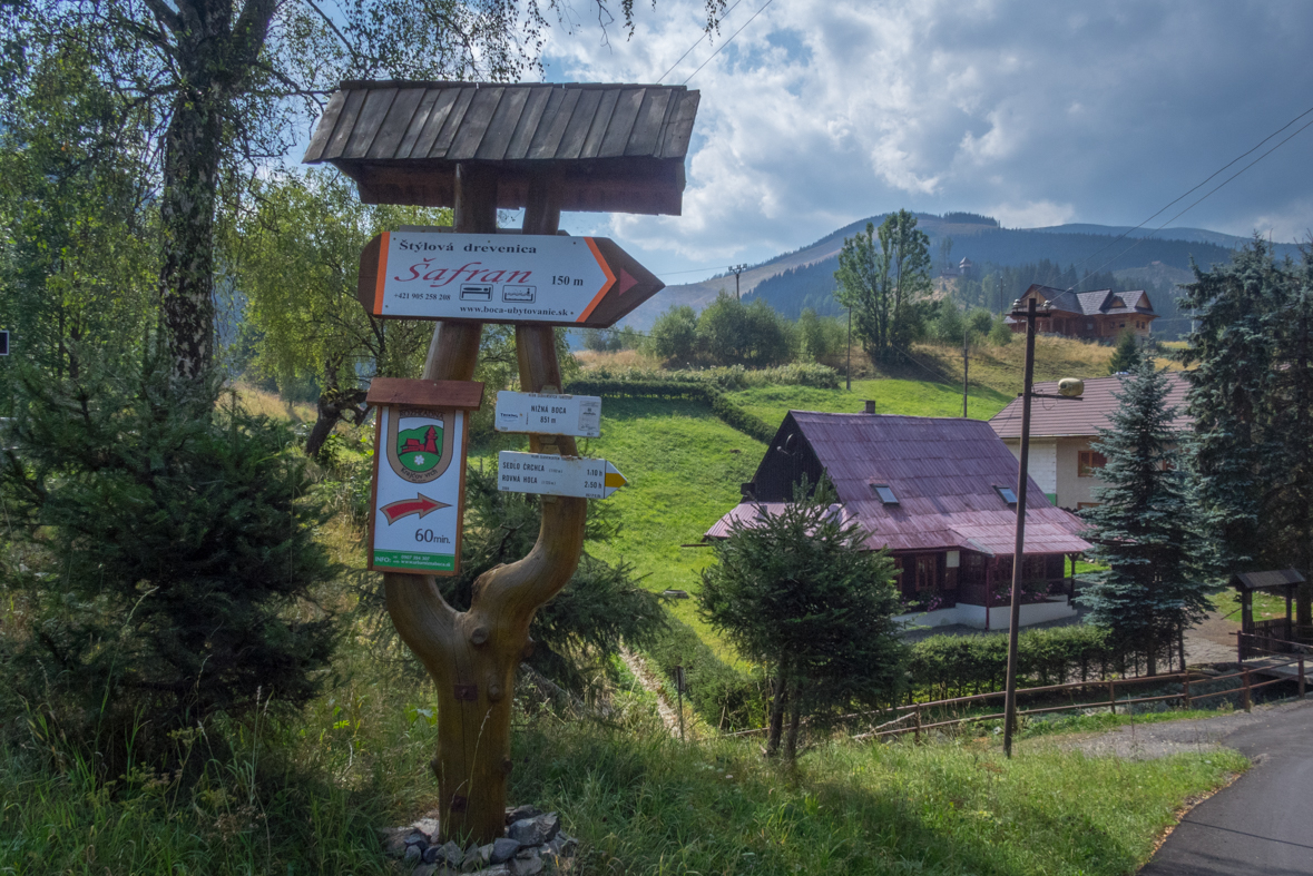 Zo Štefáničky cez Rovnú hoľu do Nižnej Boce (Nízke Tatry)