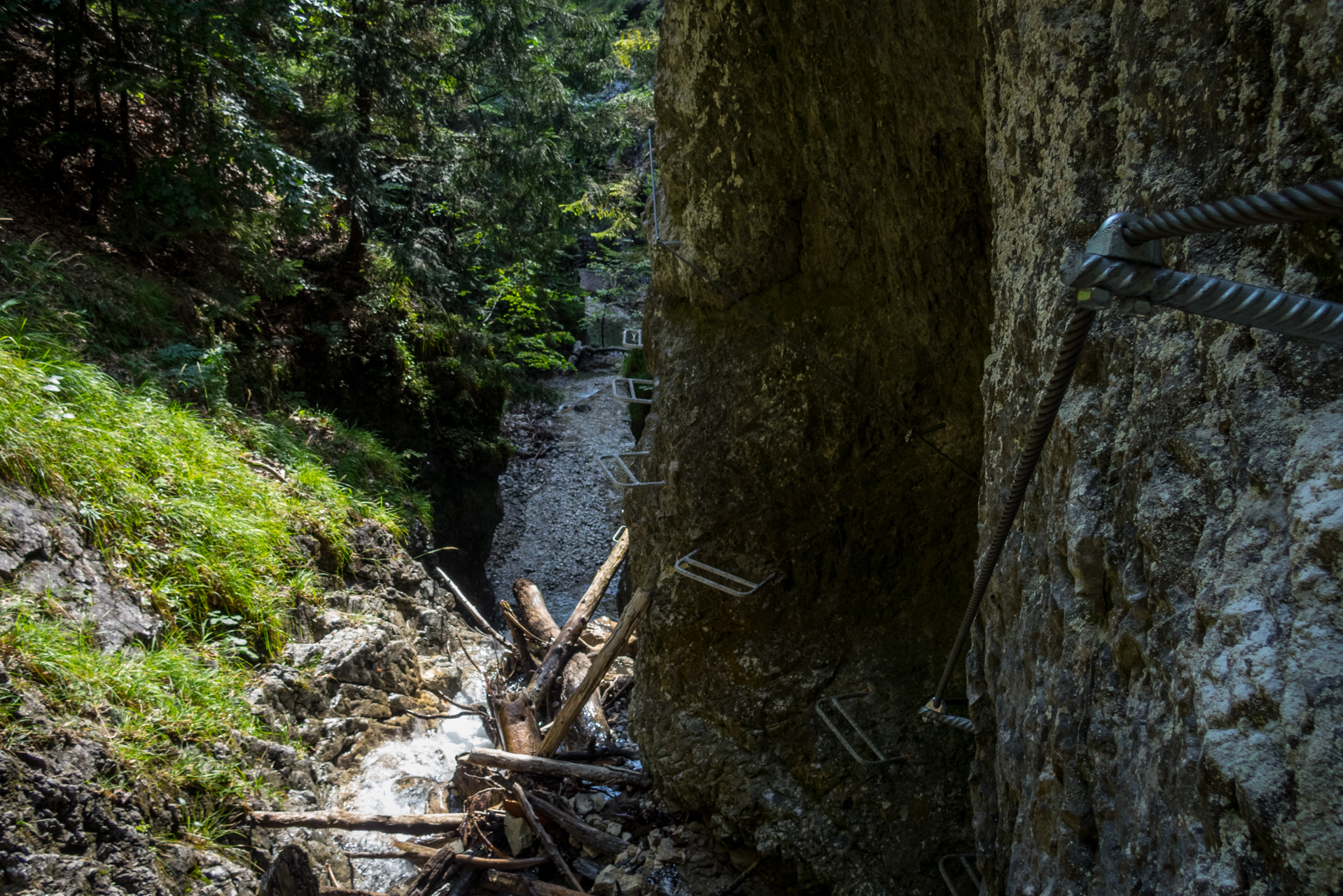 Ferrata HZS Kyseľ zo Spišských Tomášoviec (Slovenský raj)