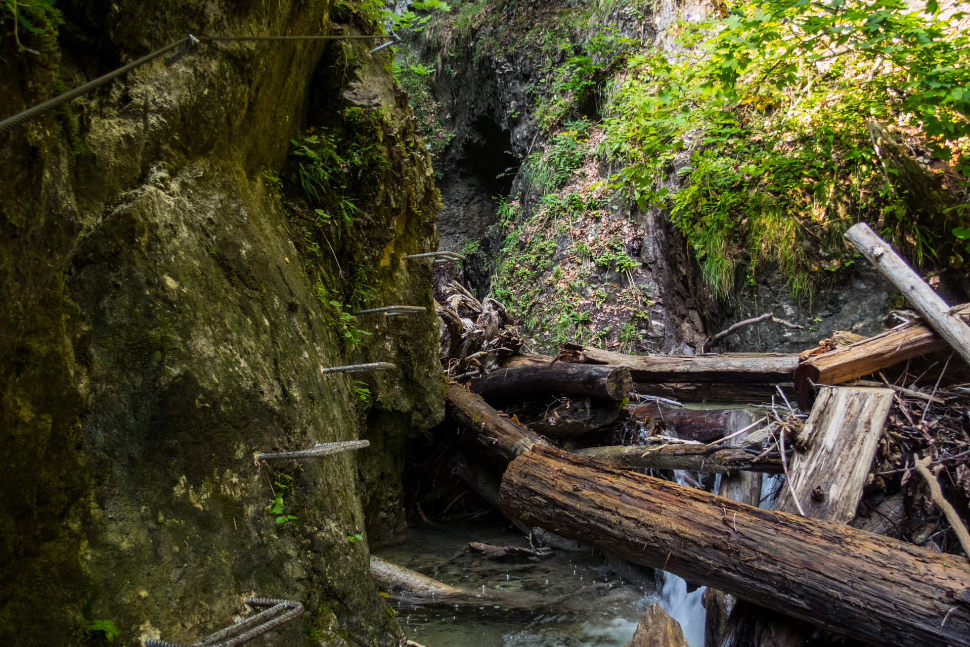 Ferrata HZS Kyseľ zo Spišských Tomášoviec (Slovenský raj)