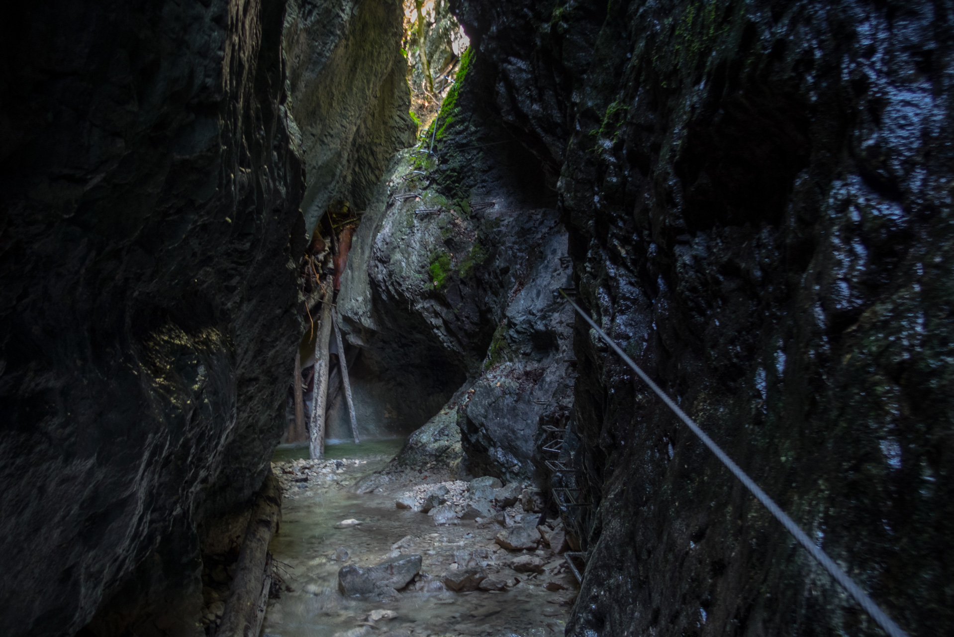 Ferrata HZS Kyseľ zo Spišských Tomášoviec (Slovenský raj)