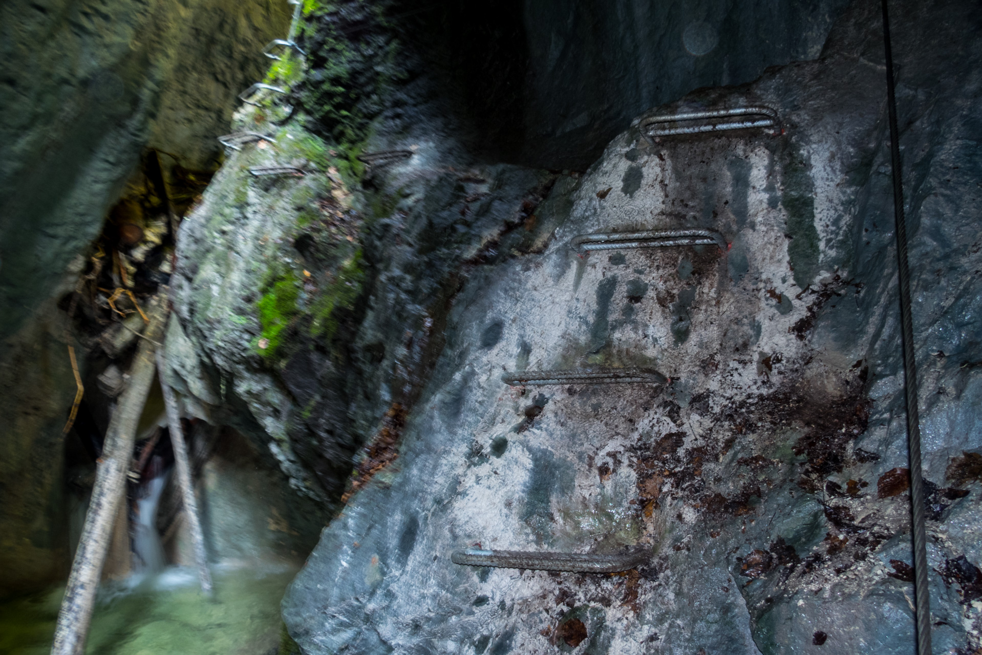 Ferrata HZS Kyseľ zo Spišských Tomášoviec (Slovenský raj)