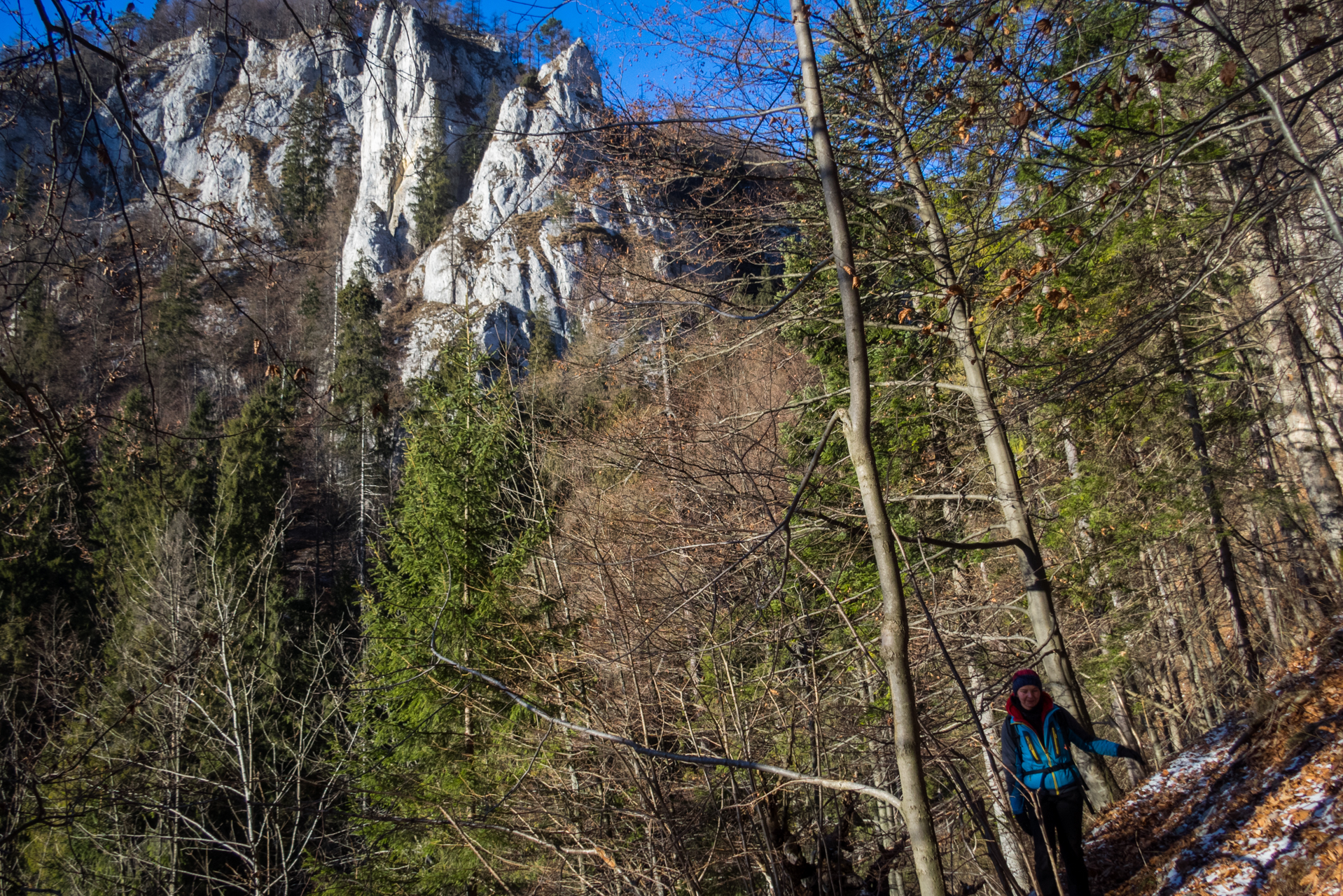 Havrania skala cez Stratenskú pílu (Slovenský raj)