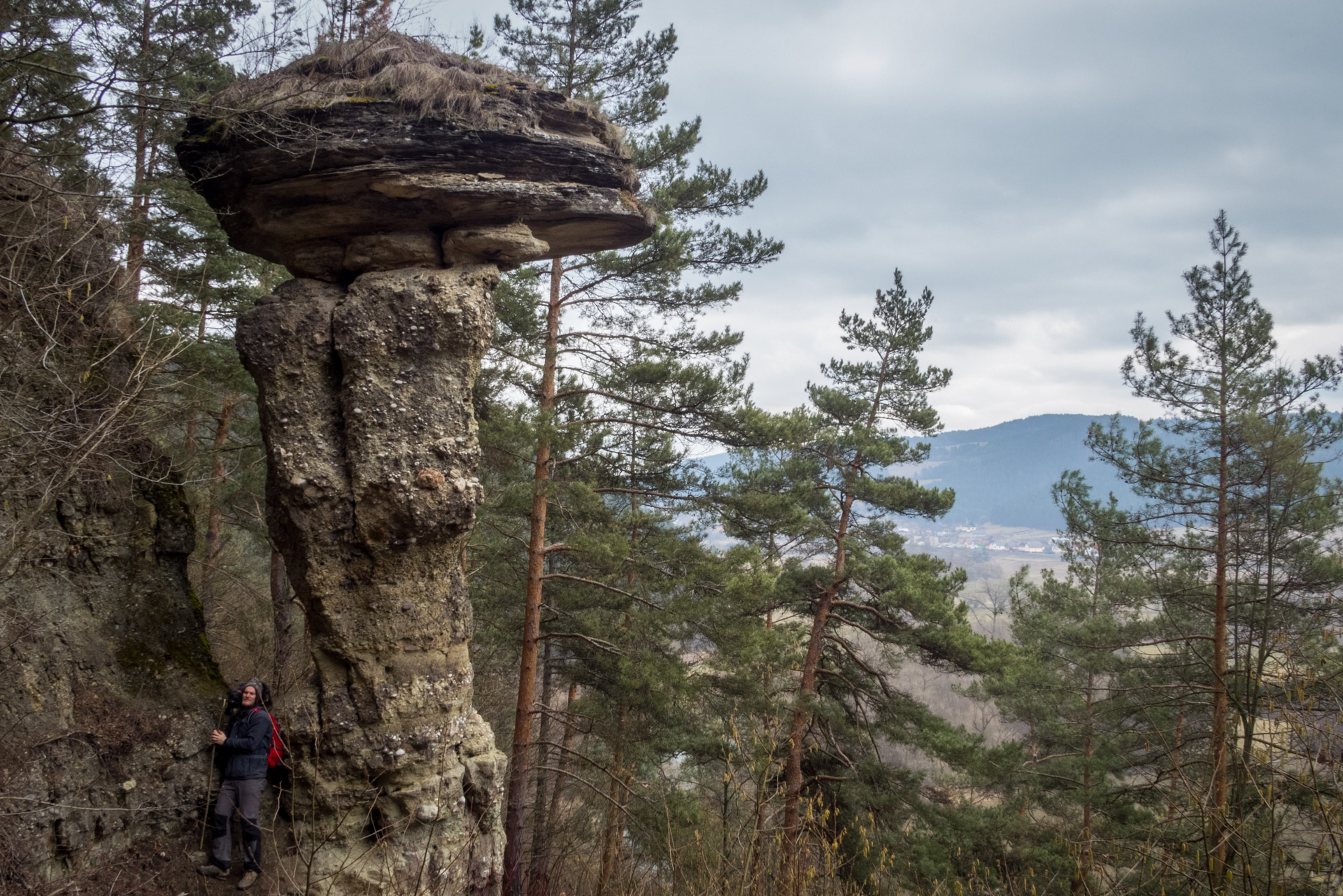 Markušovský skalný hríb a Šikľavá skala (Volovské vrchy)