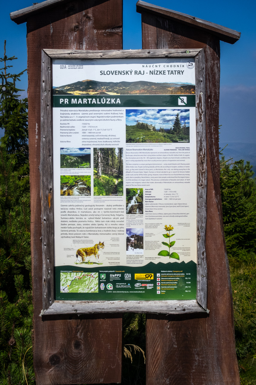 Martalúzka a Predná hoľa z Pustého poľa (Nízke Tatry)