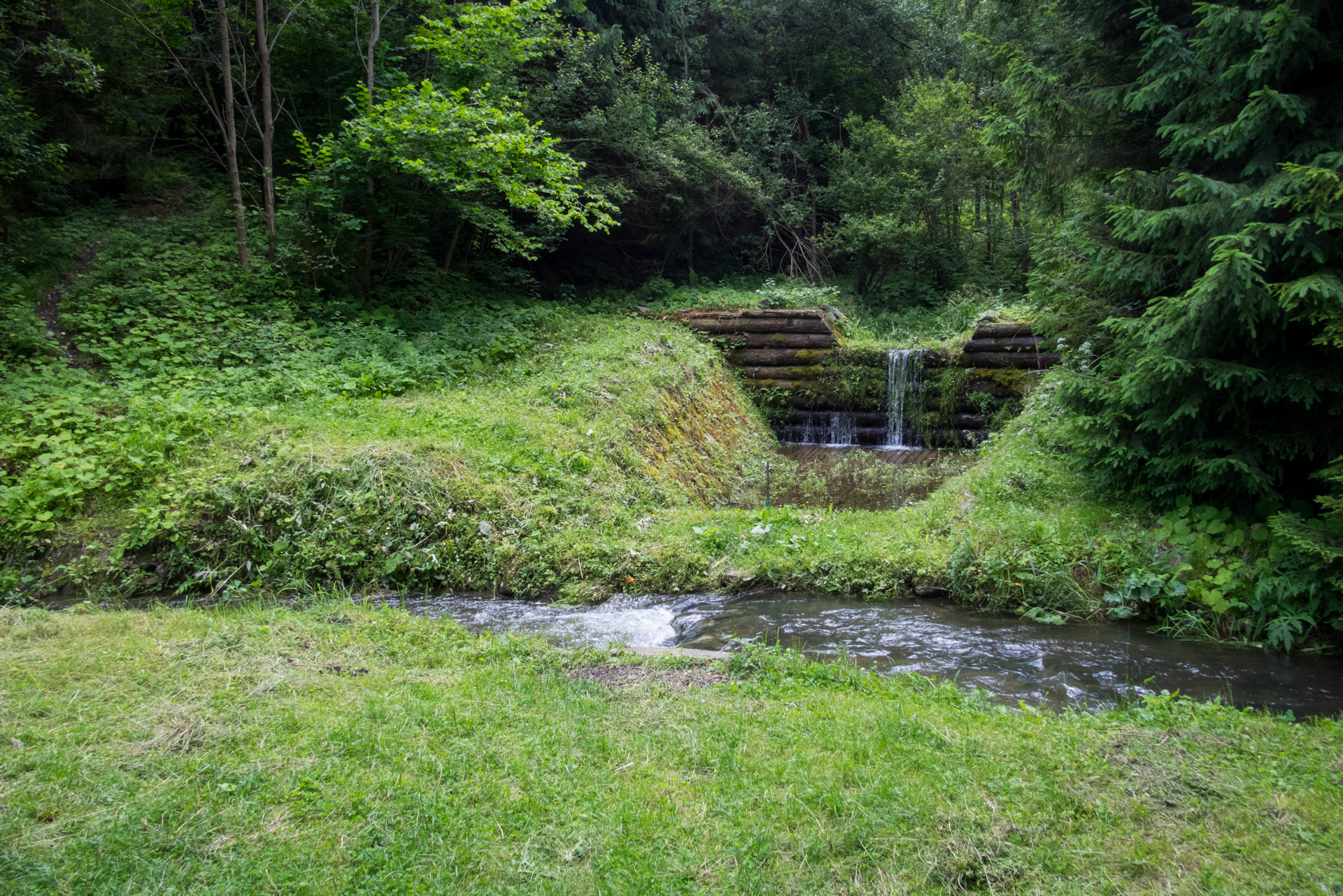 Skalisko z vodnej nádrže Úhorná (Volovské vrchy)