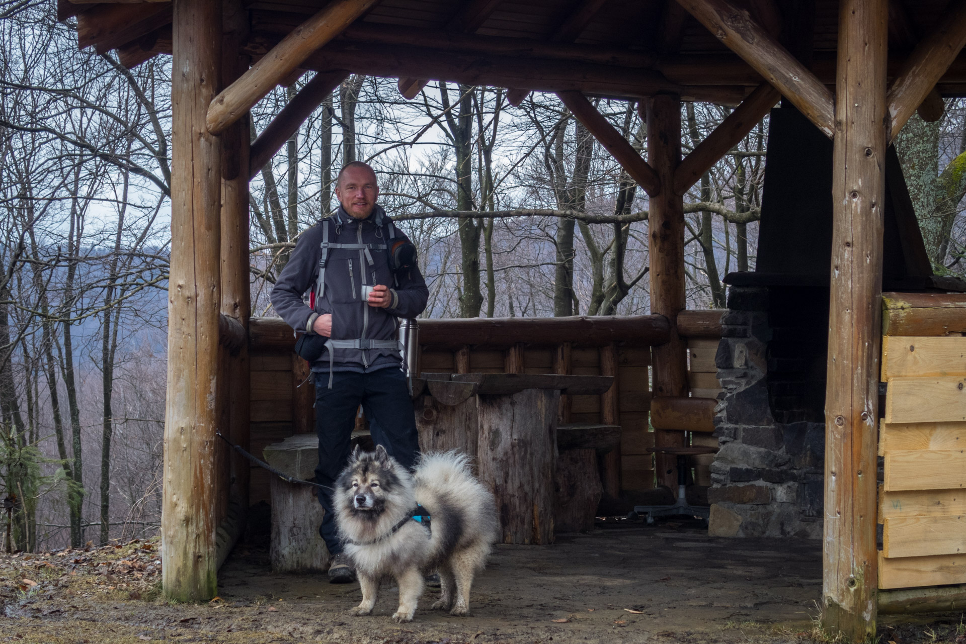 Veľká Javorina cez Čergov z Majdanu (Čergov)