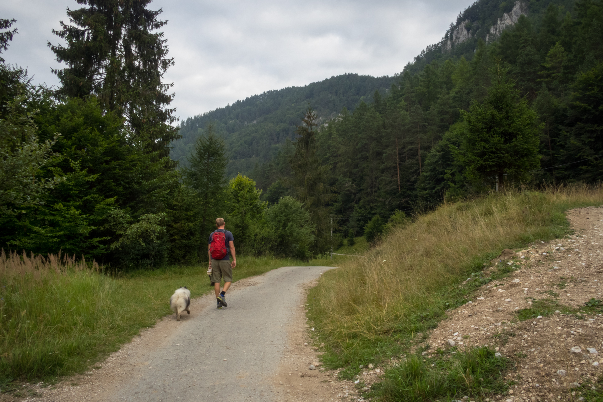 Vysoký vrch a Biela skala zo Sloviniek (Volovské vrchy)